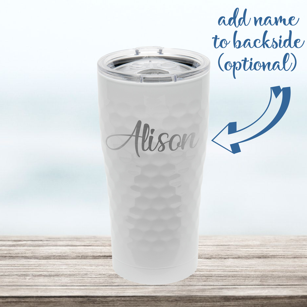 SJHHS "Song Mom" - 20 oz Tumbler - Hammered White