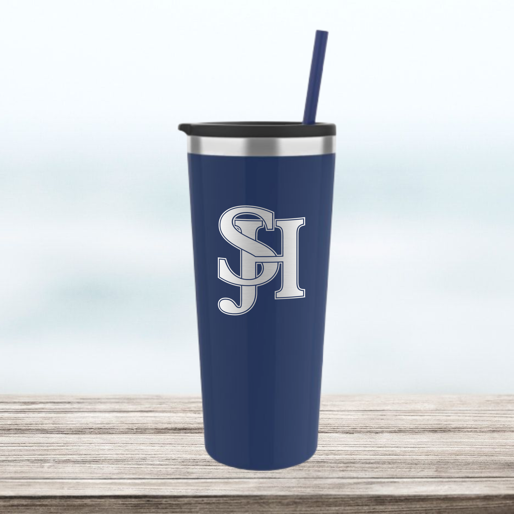 SJHHS (Logo Only) - 22 oz Tumbler  - Navy Blue