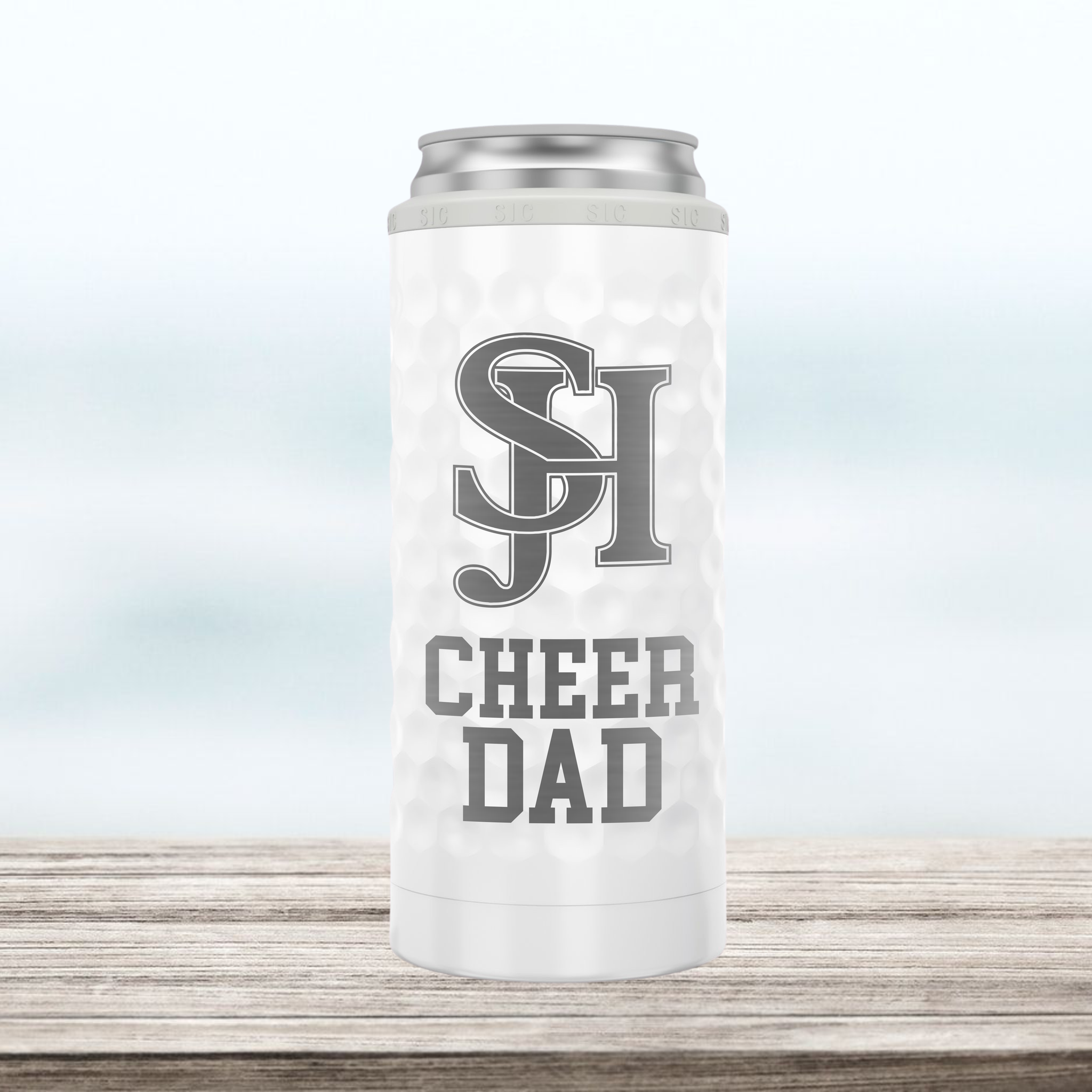 SJHHS Cheer Dad - Slim Can Cooler - – Etched Market