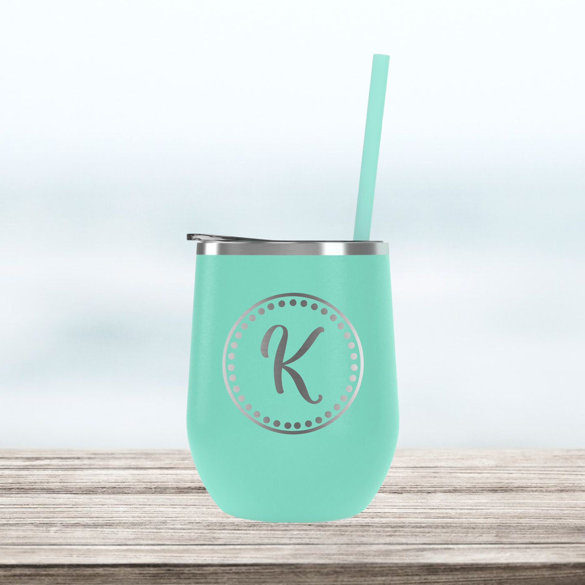 12 Oz Monogram Insulated Hot Cups